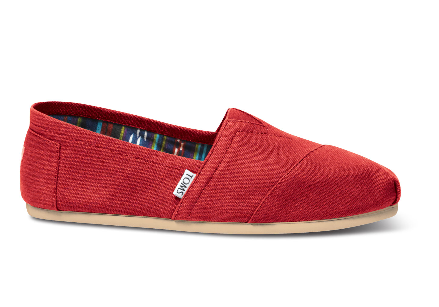 Toms Canvas - Mens Alpargata Espadrilles - Red - NZ - 978241QXJ